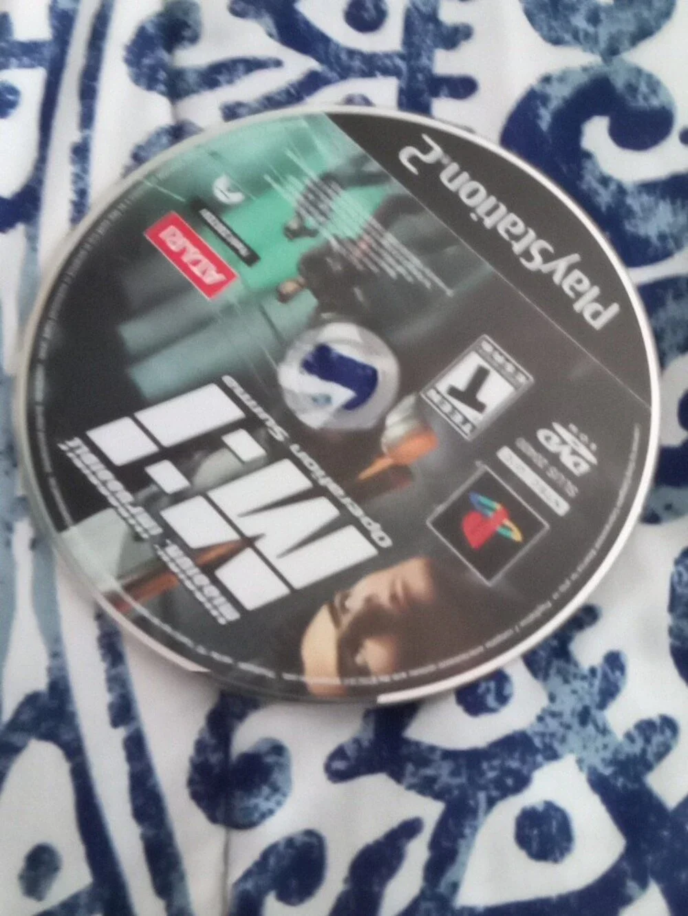 Sony PlayStation 2 Mission: Impossible M:I Operation Surma — Black, White, Green